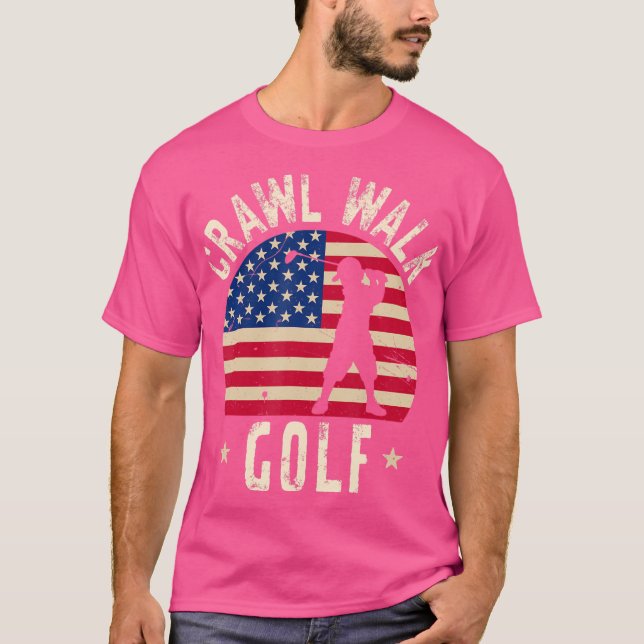 Camiseta Crawl Walk Golf Club Boy Sentindo Budy Dar Engraça (Frente)