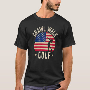 Camiseta Crawl Walk Golf Club Girl Sentir-se Buddy