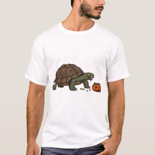 Camiseta Crawladura de Doces de Tartaruga Zumbi - Halloween