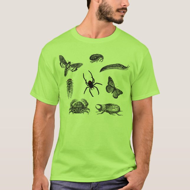 Camiseta Crawlies assustadores (Frente)