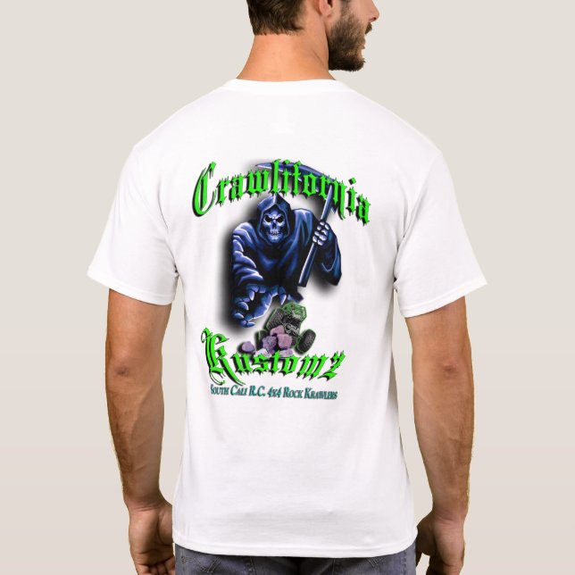 Camiseta Crawlifornia Kustomz Verde (Verso)