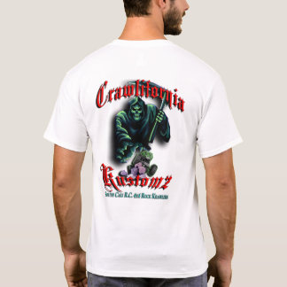 Camiseta Crawlifornia Kustomz Vermelho e Verde