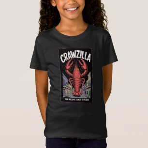 Camiseta Crawzilla Viagem de Lagostim de Nova Orleans Grupo