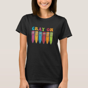 Camiseta Cray On Colour Child Art - Crayon