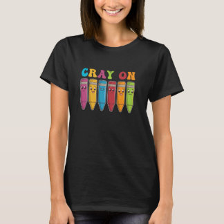 Camiseta Cray On Colour Child Art - Crayon