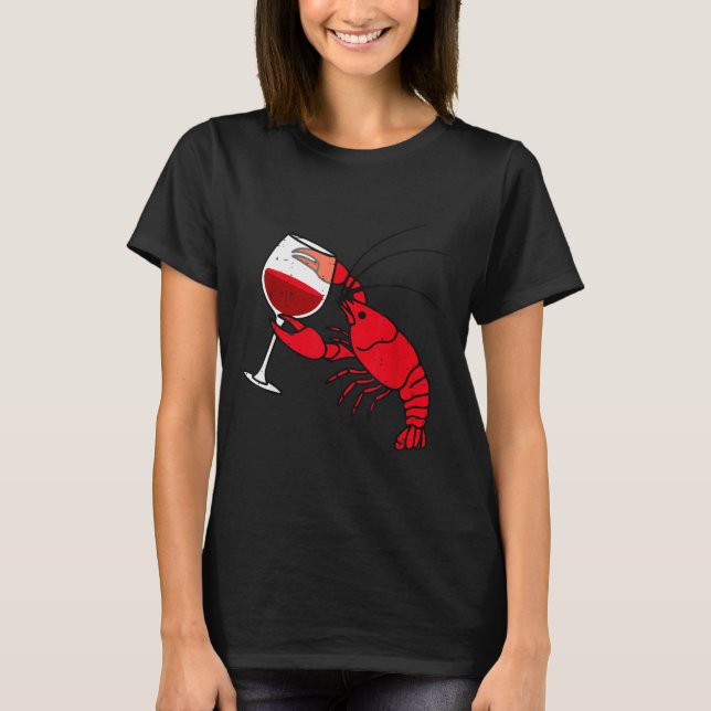 Camiseta Crayfish Boil Party Funny Crawfish Lobster Seafood (Frente)