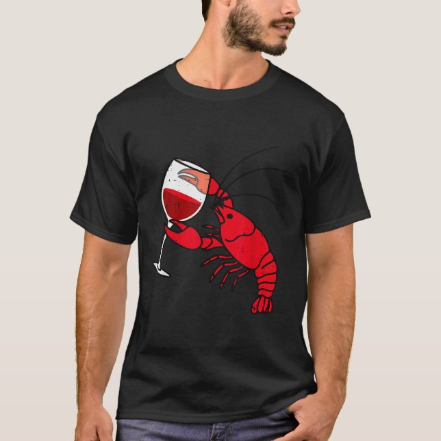 Camiseta Crayfish Boil Party Funny Crawfish Lobster Seafood (Frente)