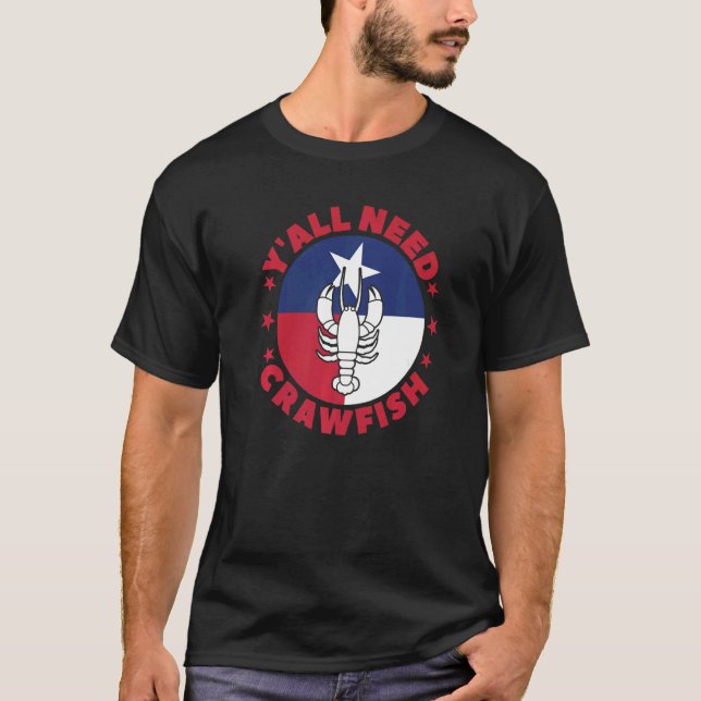 Camiseta Crayfish Y'all Need Crawfish Boil Crawdad (Frente)