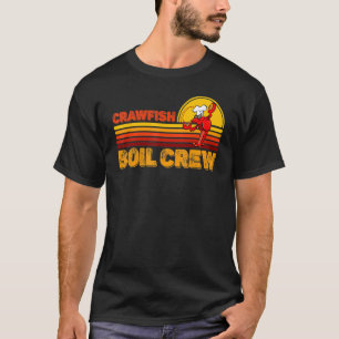 Camiseta Crayfishcrawdmudbug Da Tripulação De Rastreiros