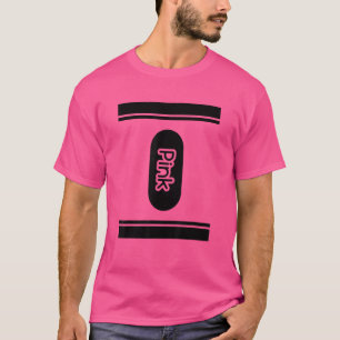 Camiseta Crayon Box Rosa Halloween Casal Figurino Amigo Gr