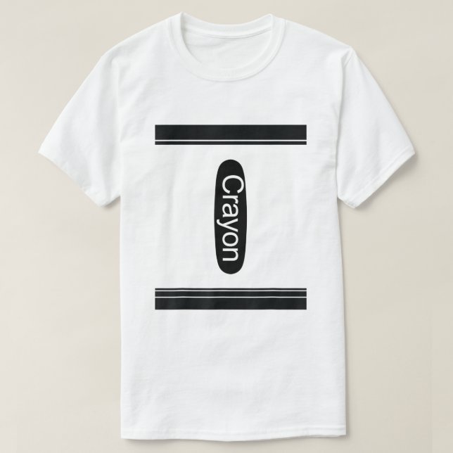 Camiseta Crayon Group Family Halloween Costume Crayon (Frente do Design)