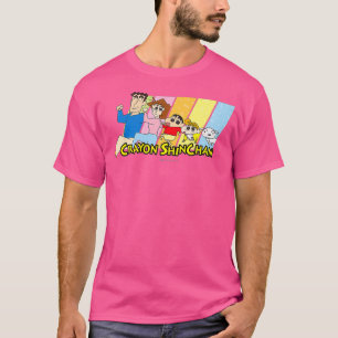 Camiseta Crayon Shin-chan a brilhante marcha do