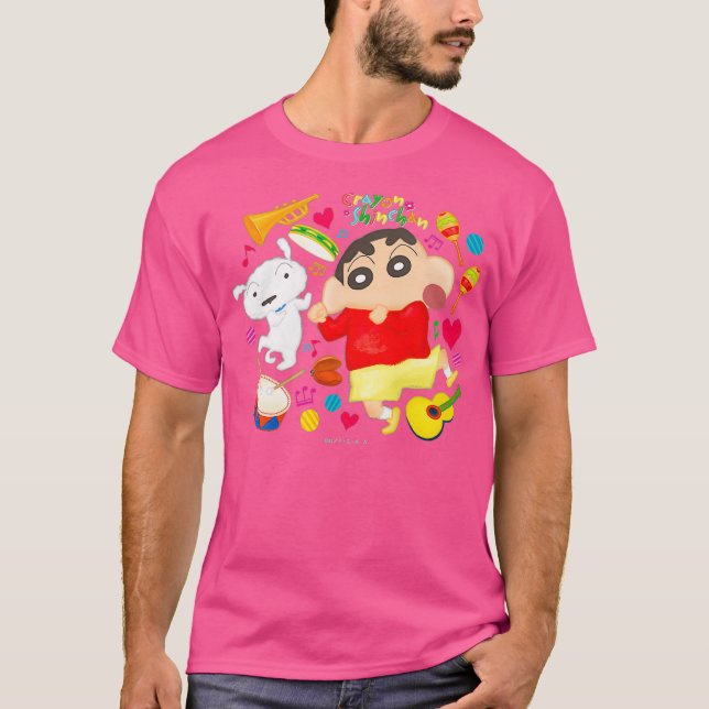 Camiseta Crayon Shin-chan Excitante Tinta Tinta (Frente)