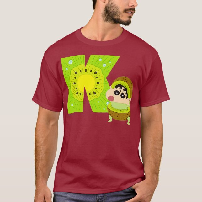 Camiseta Crayon Shin-chan FUN STUDY A to Z (Frente)