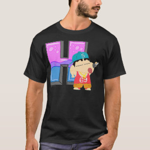 Camiseta Crayon Shin-chan FUN STUDY A to Z