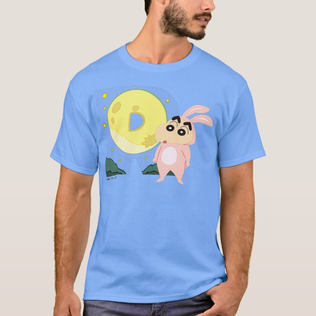 Camiseta Crayon Shin-chan FUN STUDY A to Z (Frente)