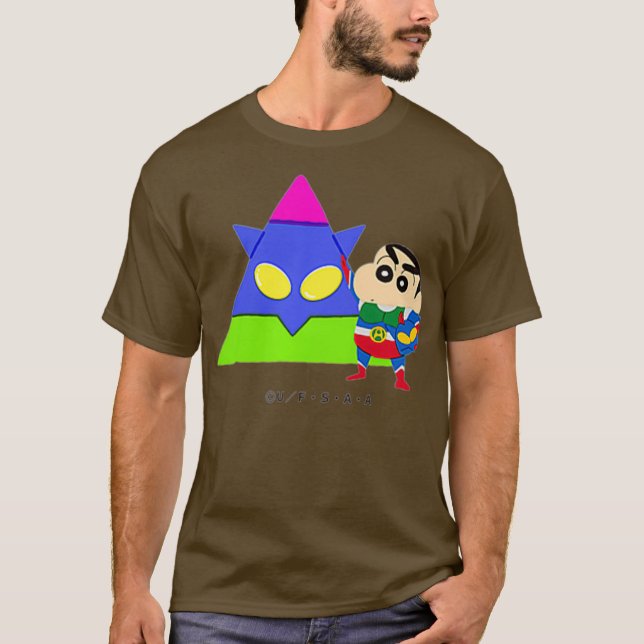 Camiseta Crayon Shin-chan FUN STUDY A to Z A one (Frente)
