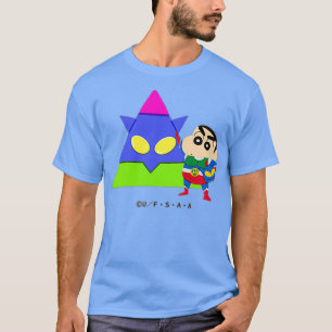 Camiseta Crayon Shin-chan FUN STUDY A to Z A one