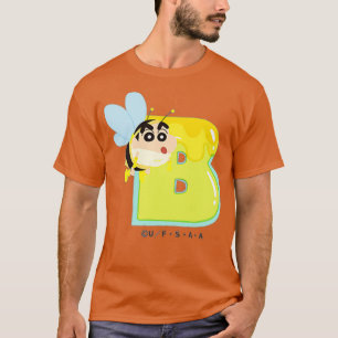 Camiseta Crayon Shin-chan FUN STUDY A to Z B one