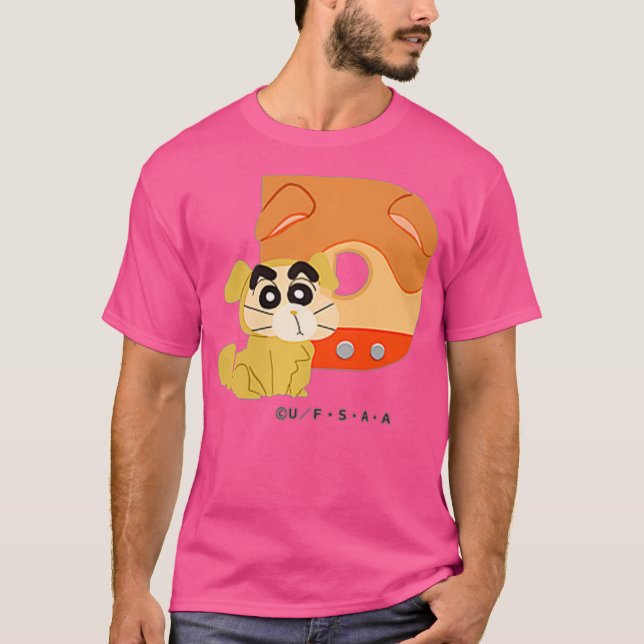 Camiseta Crayon Shin-chan FUN STUDY A to Z D one (Frente)