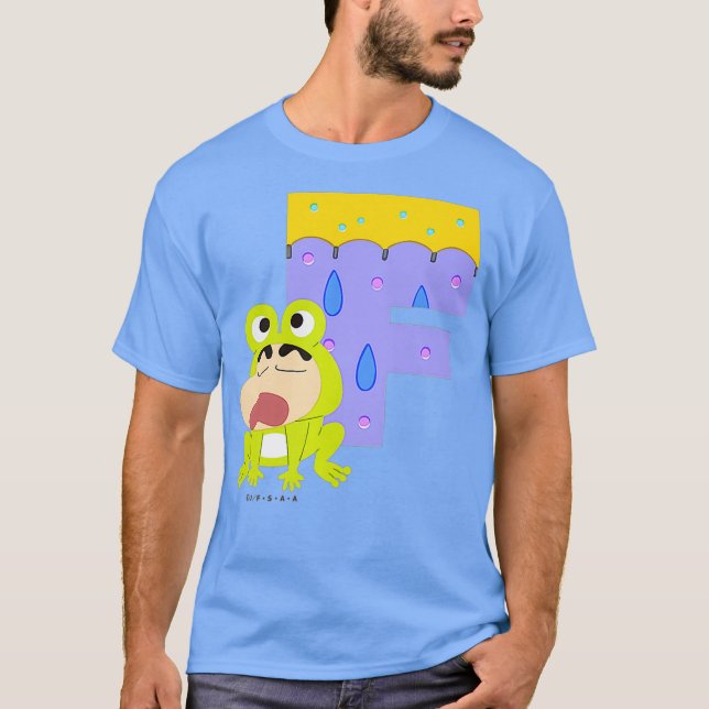 Camiseta Crayon Shin-chan FUN STUDY A to Z F Premium (Frente)