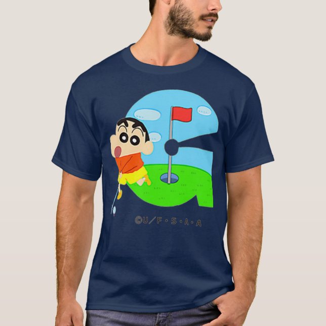 Camiseta Crayon Shin-chan FUN STUDY A to Z G one (Frente)