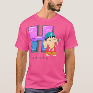 Camiseta Crayon Shin-chan FUN STUDY A to Z H one