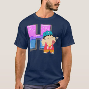 Camiseta Crayon Shin-chan FUN STUDY A to Z H Premium