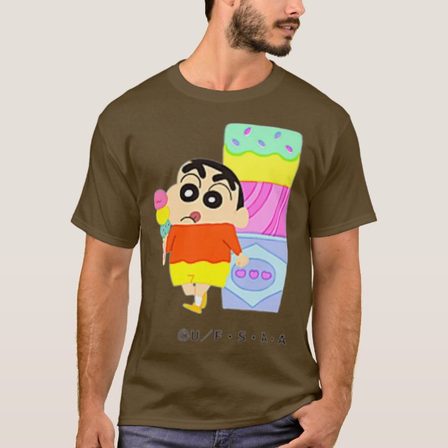 Camiseta Crayon Shin-chan FUN STUDY A to Z I one (Frente)