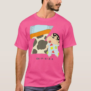 Camiseta Crayon Shin-chan FUN STUDY A to Z one