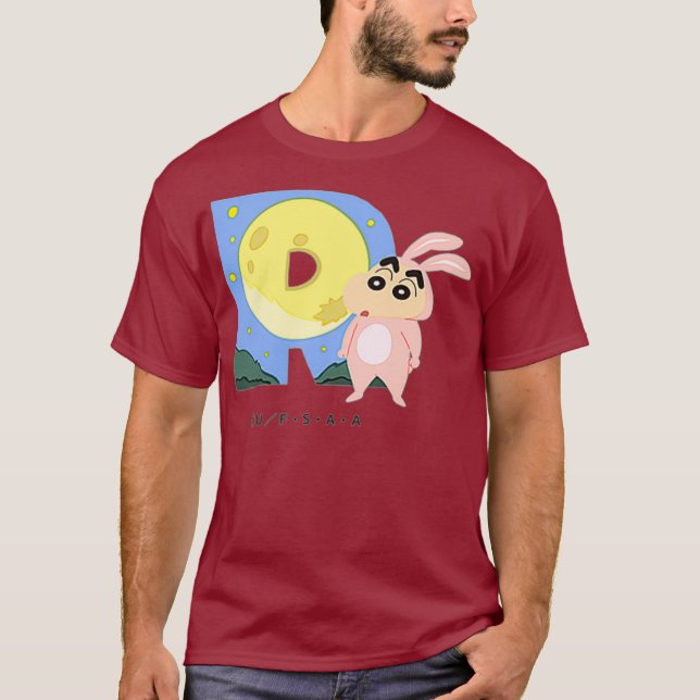 Camiseta Crayon Shin-chan FUN STUDY A to Z R one (Frente)