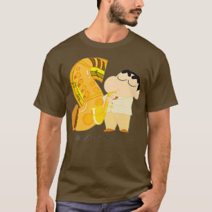 Camiseta Crayon Shin-chan FUN STUDY A to Z S one