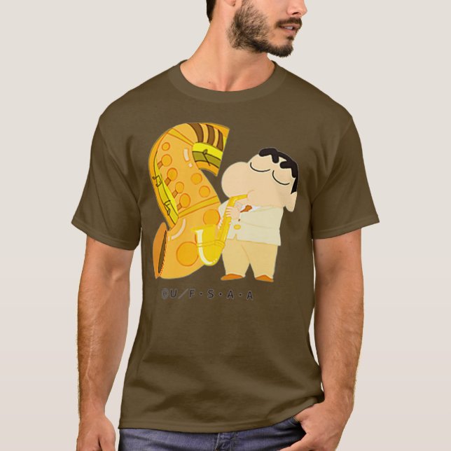 Camiseta Crayon Shin-chan FUN STUDY A to Z S one (Frente)