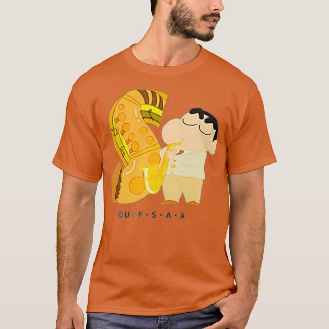 Camiseta Crayon Shin-chan FUN STUDY A to Z S one (Frente)