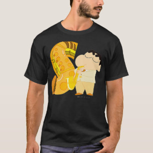 Camiseta Crayon Shin-chan FUN STUDY A to Z S Premium