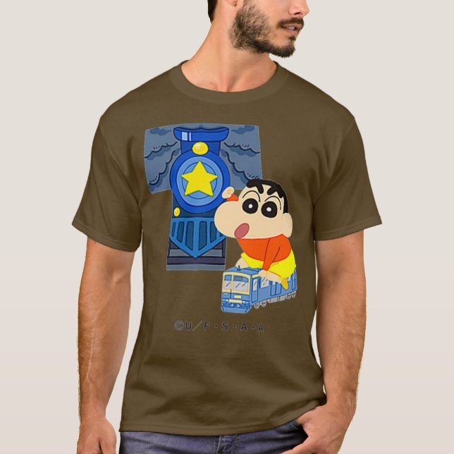 Camiseta Crayon Shin-chan FUN STUDY A to Z T one (Frente)