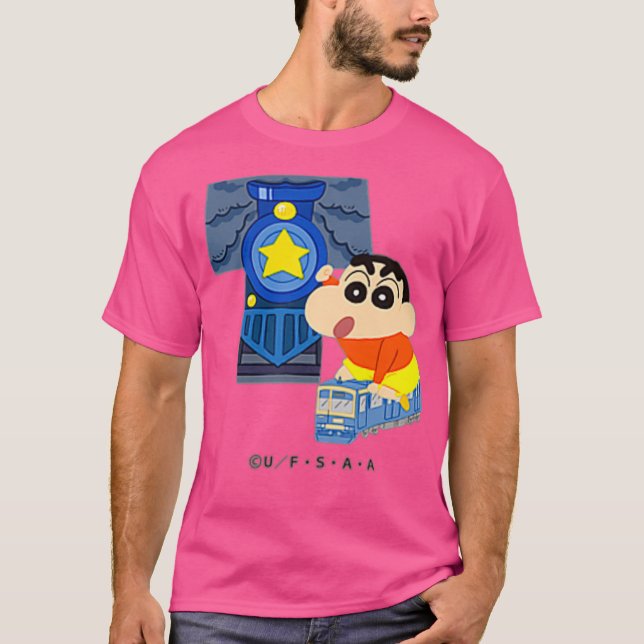 Camiseta Crayon Shin-chan FUN STUDY A to Z T one (Frente)