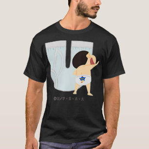 Camiseta Crayon Shin-chan FUN STUDY A to Z U one