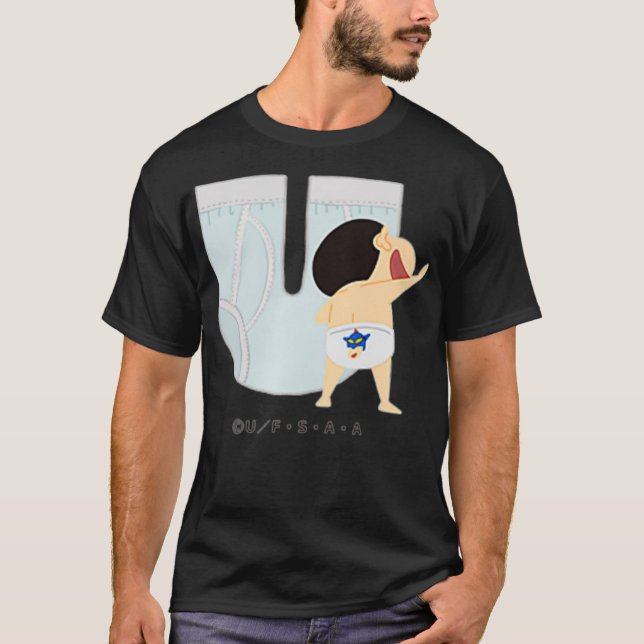 Camiseta Crayon Shin-chan FUN STUDY A to Z U one (Frente)