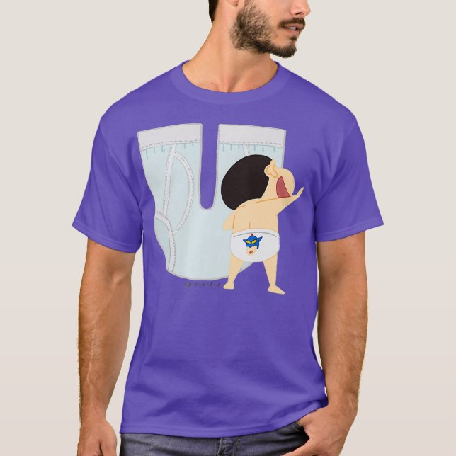 Camiseta Crayon Shin-chan FUN STUDY A to Z U Premium (Frente)
