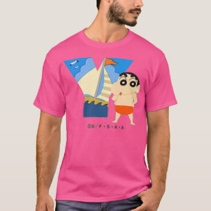 Camiseta Crayon Shin-chan FUN STUDY A to Z Y one