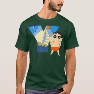 Camiseta Crayon Shin-chan FUN STUDY A to Z Y Premium