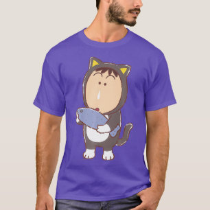 Camiseta Crayon Shin-chan Kitten Play Party Bochan