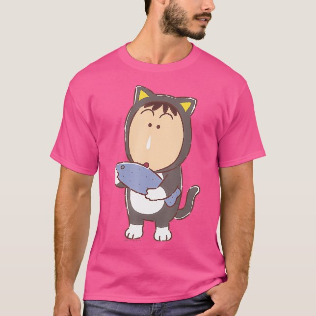 Camiseta Crayon Shin-chan Kitten Play Party Bochan (Frente)