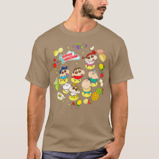 Camiseta Crayon Shin-chan Muito tempo de deserto fruta