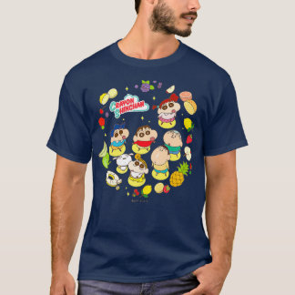 Camiseta Crayon Shin-chan Muito tempo de deserto fruta