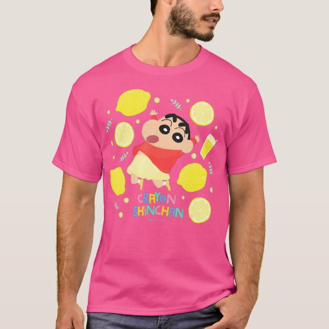 Camiseta Crayon Shin-chan Muitos limões Crayon touch (Frente)