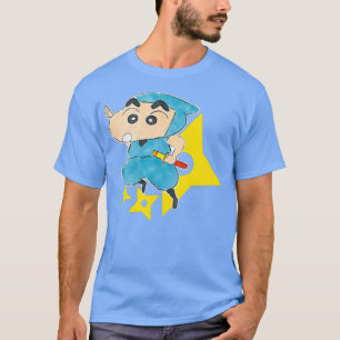 Camiseta Crayon Shin-chan se transforma em ninja