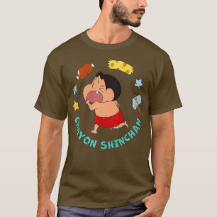 Camiseta Crayon Shin-chan Shin-chan Primitive era Premium