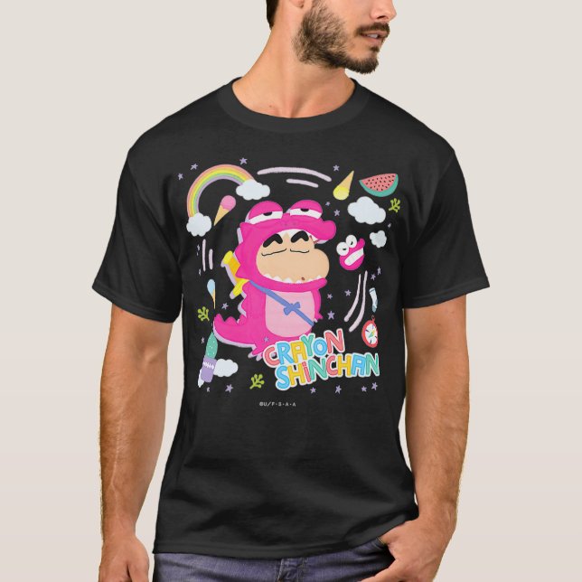 Camiseta Crayon Shin-chan Waniyama Shin-chan Crayon touch (Frente)